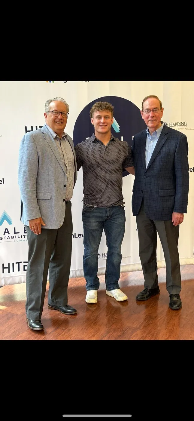 Reese Elrod with fellow entrepreneurs and investors
