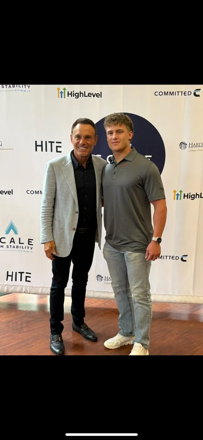 Reese Elrod with fellow entrepreneurs and investors